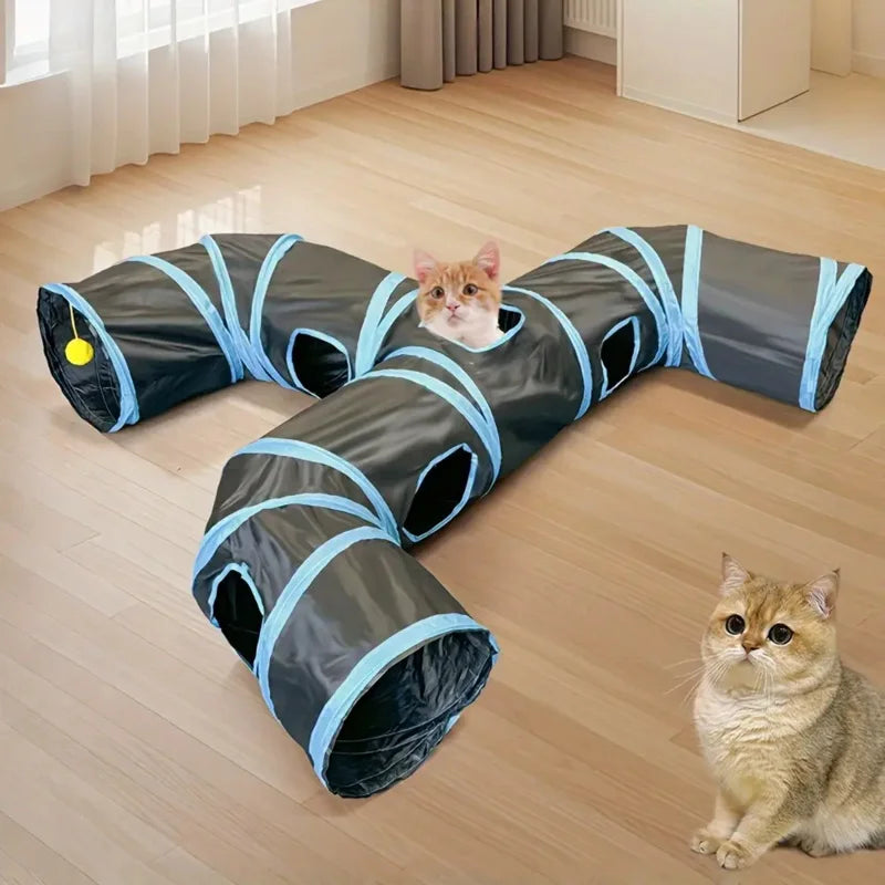 3-Way Foldable Cat Tunnel