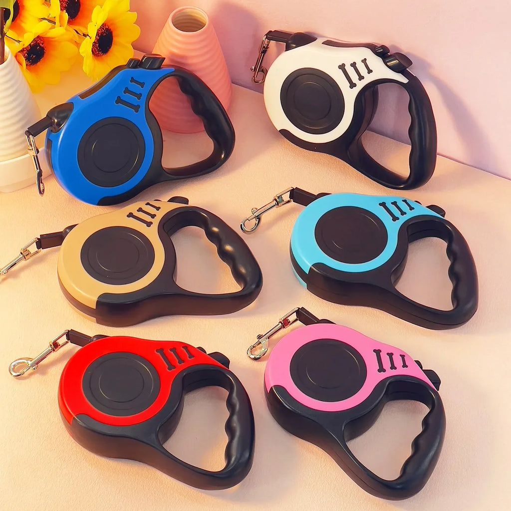 Retractable Nylon Dog Leash 3m / 5m