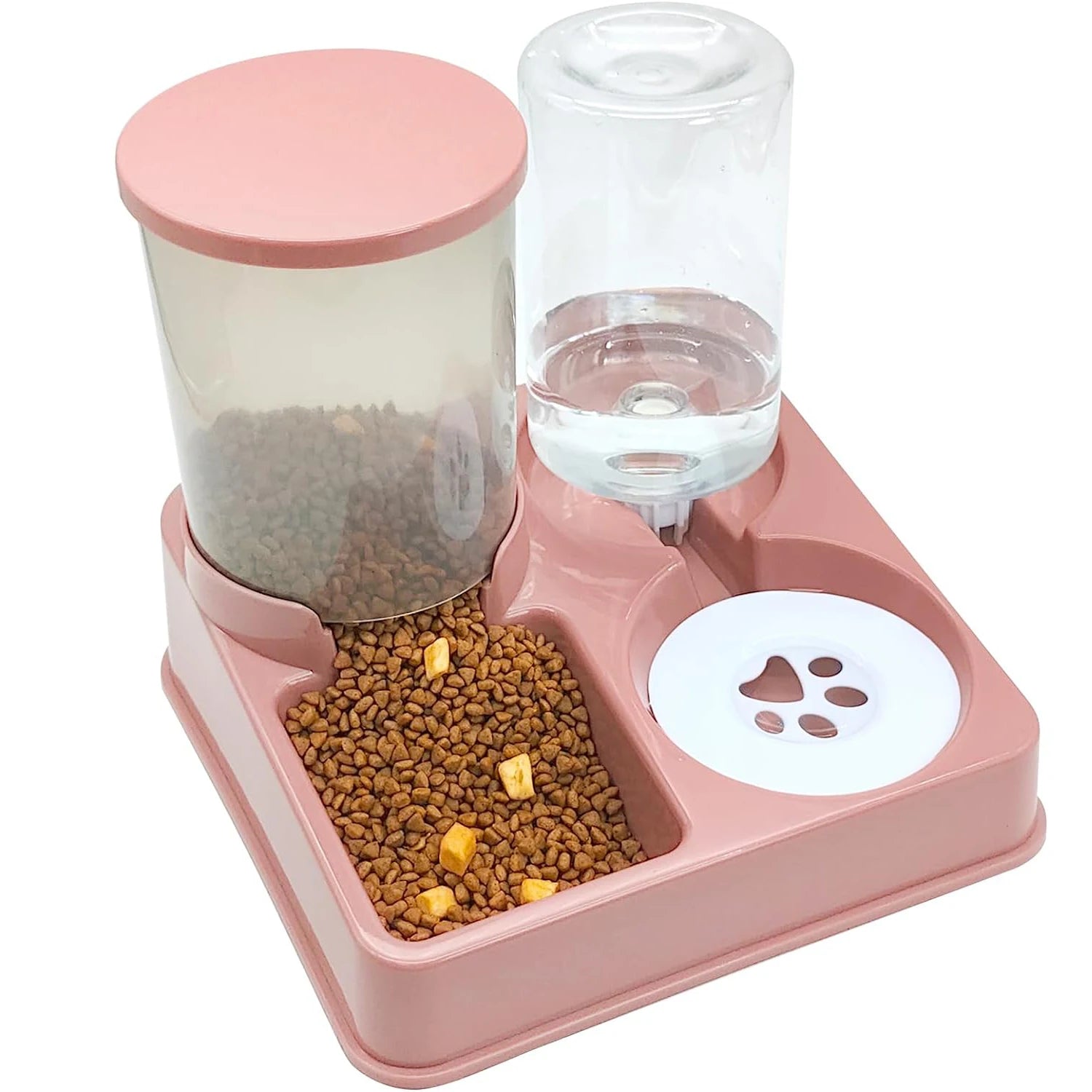2-in-1 Automatic Pet Feeder & Water Dispenser