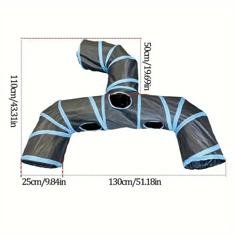 3-Way Foldable Cat Tunnel